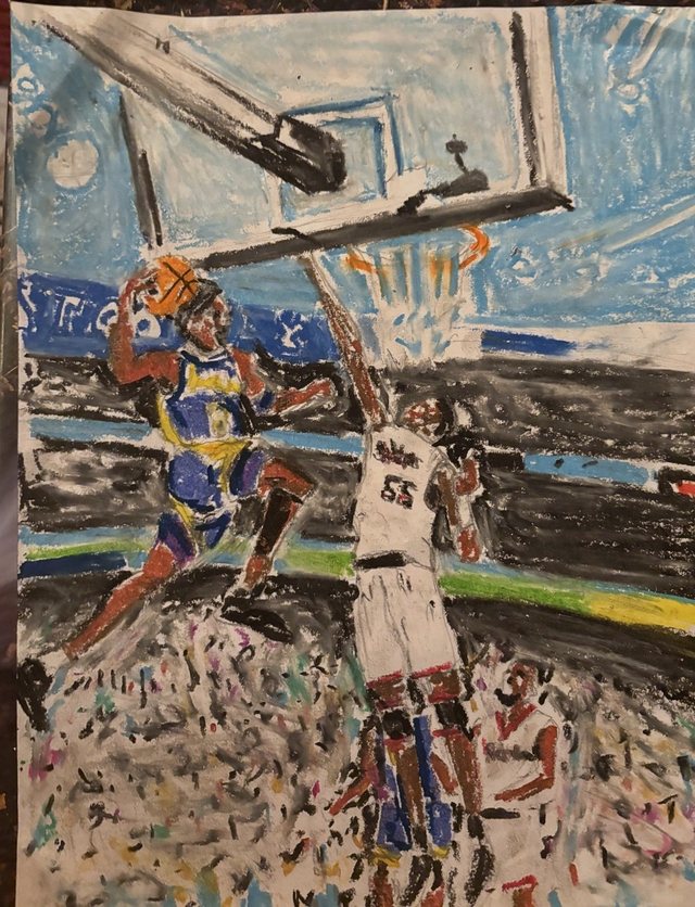 Kobe X Mutombo basketball sketch